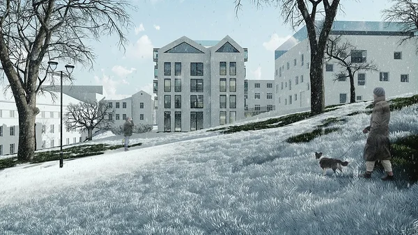 Lossi 11 kortermaja — Konkurss, 2020